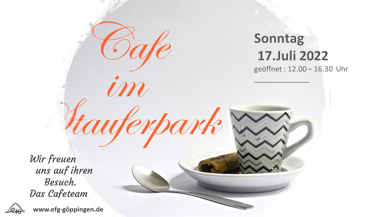 Cafe im Stauferpark Juli 2022