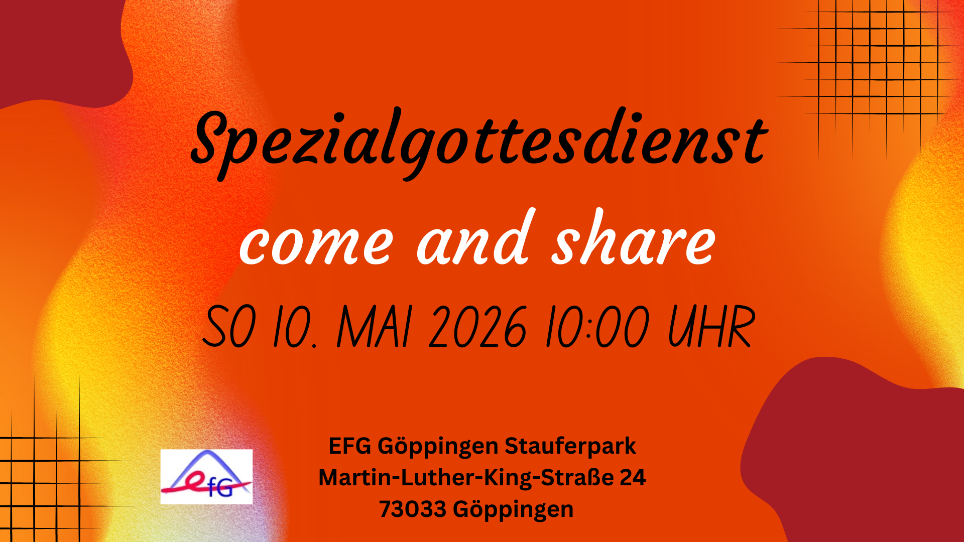 Spezialgottesdienst 2026 05 10